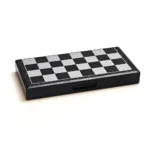 Fophop Magnetic Travel Checkers Set with Folding Storage Board