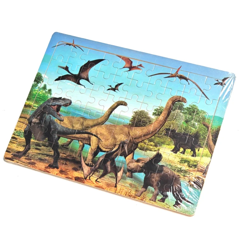 Fophop Dinosaur World Wooden Jigsaw Puzzle