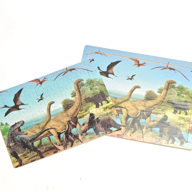 Fophop Dinosaur World Wooden Jigsaw Puzzle